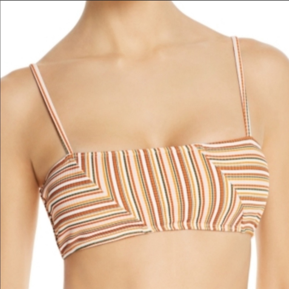 Revolve ellejay striped bikini top